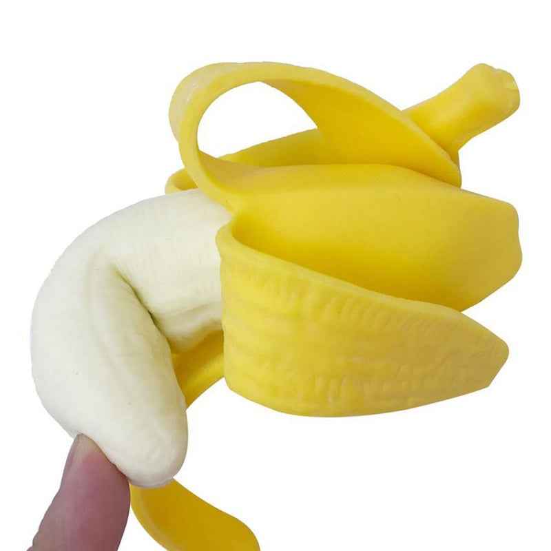 Squeaky Banana Chew Toy