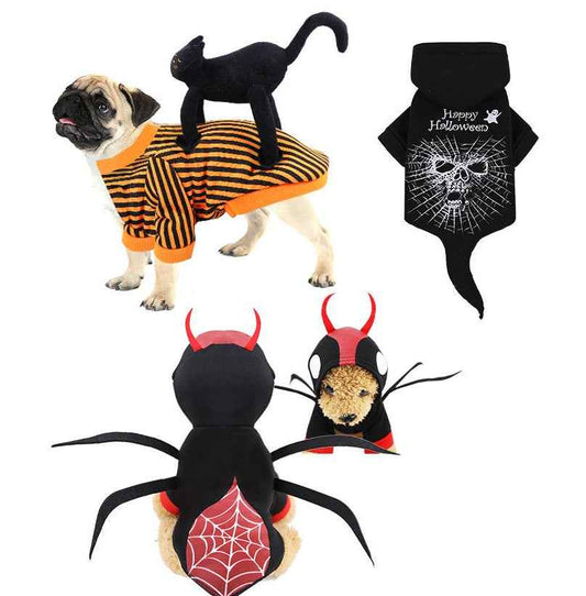 Halloween Pumpkin Costume for Pets