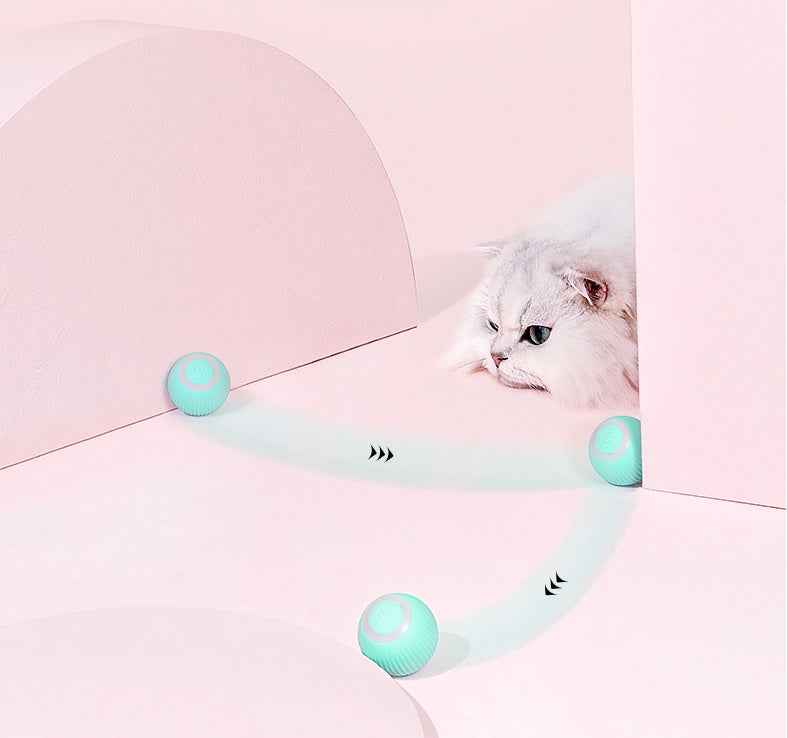 Cat Gravity Intelligent Rolling Ball Tease Toy Pet Automatic Rotating Ball