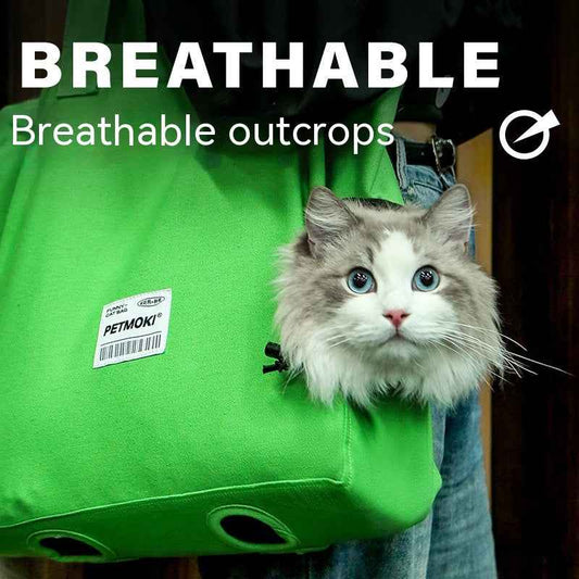 Breathable Canvas Pet Carrier Bag