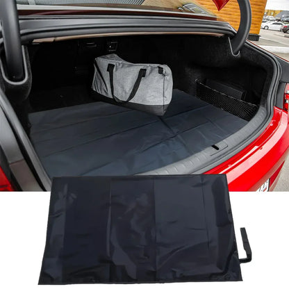 Universal Waterproof Polyester Fiber Cargo Mat Portable Dustproof Luggage Liner Pet Mat for Car SUV Trunk Protection