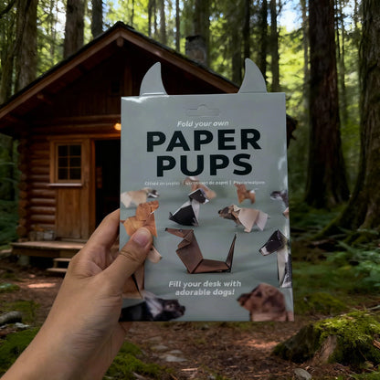 Creative DIY Paper Cats 50 Sheets DIY Origami Paper Handmade DIY Paper Cat Dog Dinosaur Fun Art Craft Folding Animal Folding Set