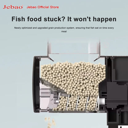 Jebao Jecod New Aquarium Fish Tank Feeder Intelligent Automatic Feeder Digital Timing Fish Tank Accessories Fish Feeding
