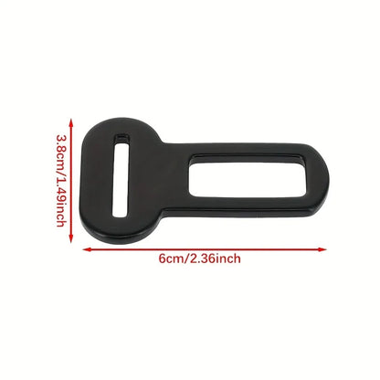 2/4 Pet Seat Belt Adapters - Car Metal Clips for Pet Leashes, Compatible with Truck & Car Seats