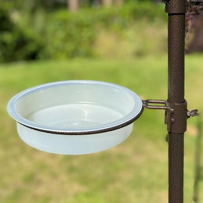 1pcs Bird Feeding Dish Tray Platform Feeder Bird Water Bowl Hanging Bird Bath Outdoor Outside Patio Parrot Tree Garden Courtyard