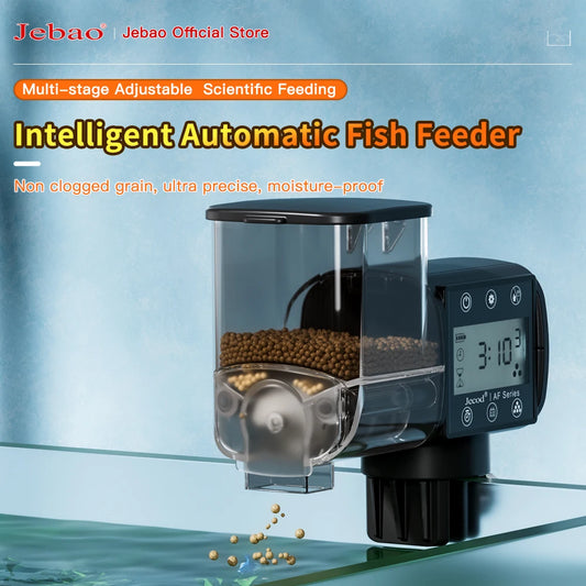 Jebao Jecod New Aquarium Fish Tank Feeder Intelligent Automatic Feeder Digital Timing Fish Tank Accessories Fish Feeding