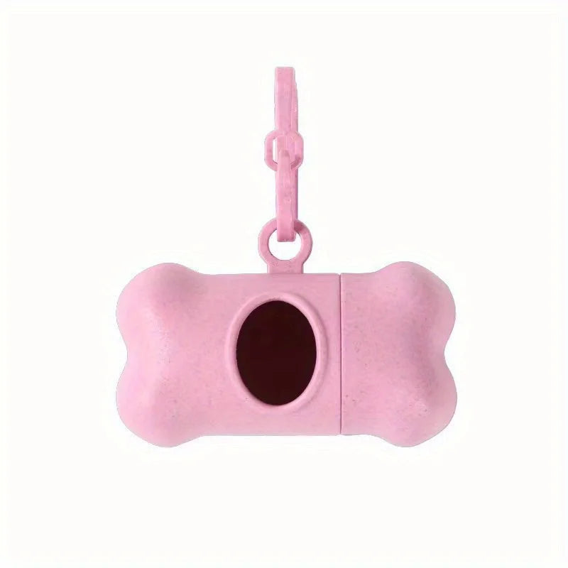 Pet Poop Bags Dispenser Walk-Dog Garbage Bag Box Pet Waste Disposal Holder Dispensers Poop Bags Set Trash Cleaning Supplies