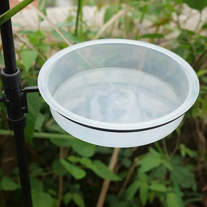 1pcs Bird Feeding Dish Tray Platform Feeder Bird Water Bowl Hanging Bird Bath Outdoor Outside Patio Parrot Tree Garden Courtyard