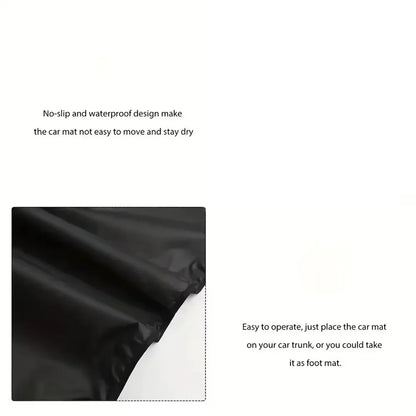 Universal Waterproof Polyester Fiber Cargo Mat Portable Dustproof Luggage Liner Pet Mat for Car SUV Trunk Protection