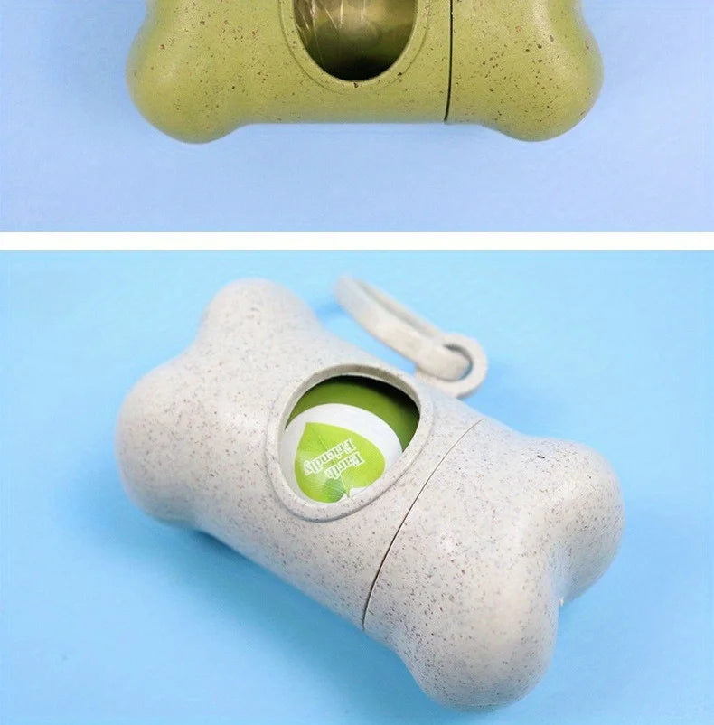 Pet Poop Bags Dispenser Walk-Dog Garbage Bag Box Pet Waste Disposal Holder Dispensers Poop Bags Set Trash Cleaning Supplies