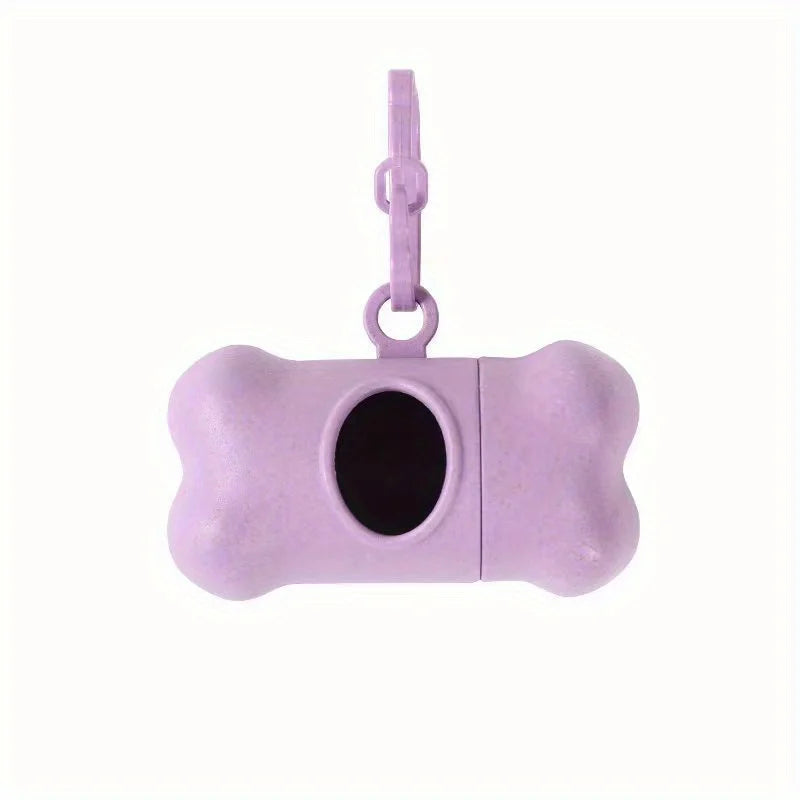 Pet Poop Bags Dispenser Walk-Dog Garbage Bag Box Pet Waste Disposal Holder Dispensers Poop Bags Set Trash Cleaning Supplies