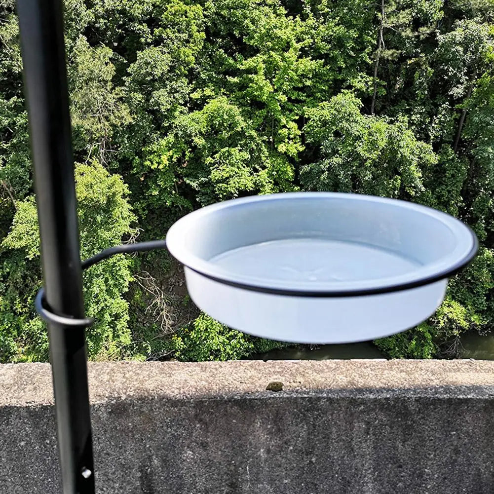 1pcs Bird Feeding Dish Tray Platform Feeder Bird Water Bowl Hanging Bird Bath Outdoor Outside Patio Parrot Tree Garden Courtyard