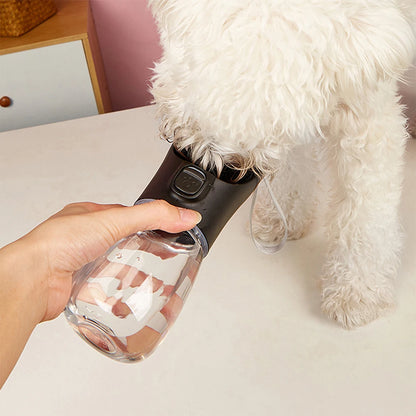 550ml Big Dog Water Bottle For Small Medium Dogs Cat Portable Outdoor Walking Puppy Pet Drinking Bowl Golden Retriever Supplies