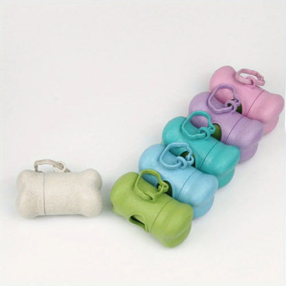Pet Poop Bags Dispenser Walk-Dog Garbage Bag Box Pet Waste Disposal Holder Dispensers Poop Bags Set Trash Cleaning Supplies