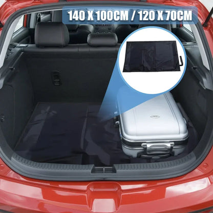 Universal Waterproof Polyester Fiber Cargo Mat Portable Dustproof Luggage Liner Pet Mat for Car SUV Trunk Protection