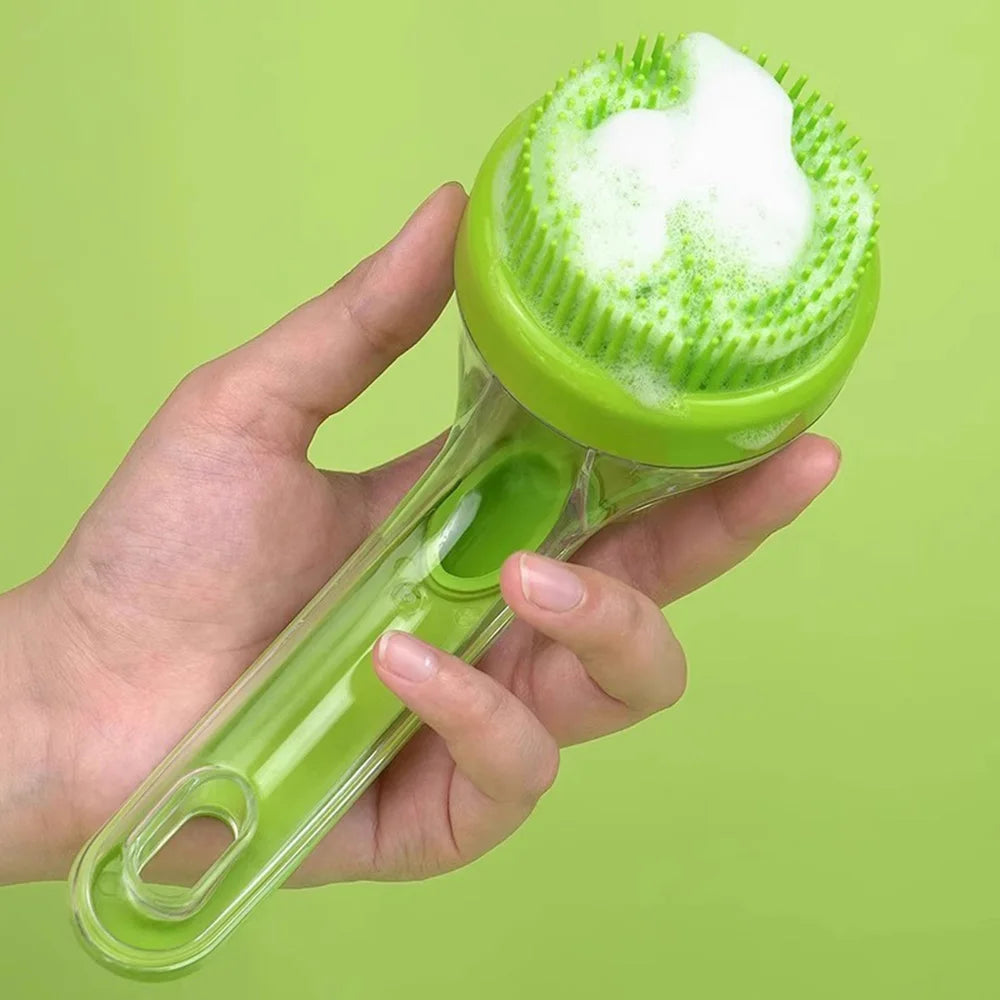Pet Bath Brush for Small Dogs & Cats: Specialized Dog Washing Tool, Massage Scrub Brush - Pet Bathing Essential for