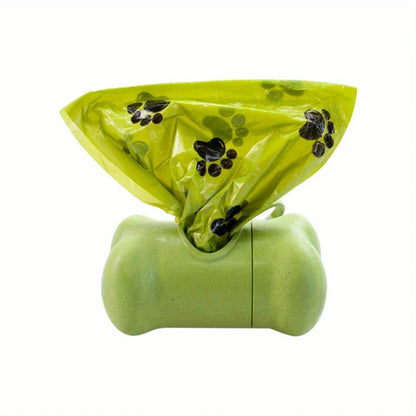 Pet Poop Bags Dispenser Walk-Dog Garbage Bag Box Pet Waste Disposal Holder Dispensers Poop Bags Set Trash Cleaning Supplies