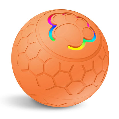Smart Dog Toy Ball Electronic Interactive Pet Toy Ball USB Automatic Bouncing Rolling Toy Ball With RGB Lights Puppy Cat Product