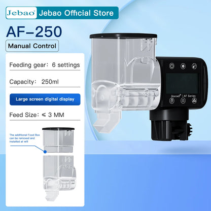 Jebao Jecod New Aquarium Fish Tank Feeder Intelligent Automatic Feeder Digital Timing Fish Tank Accessories Fish Feeding
