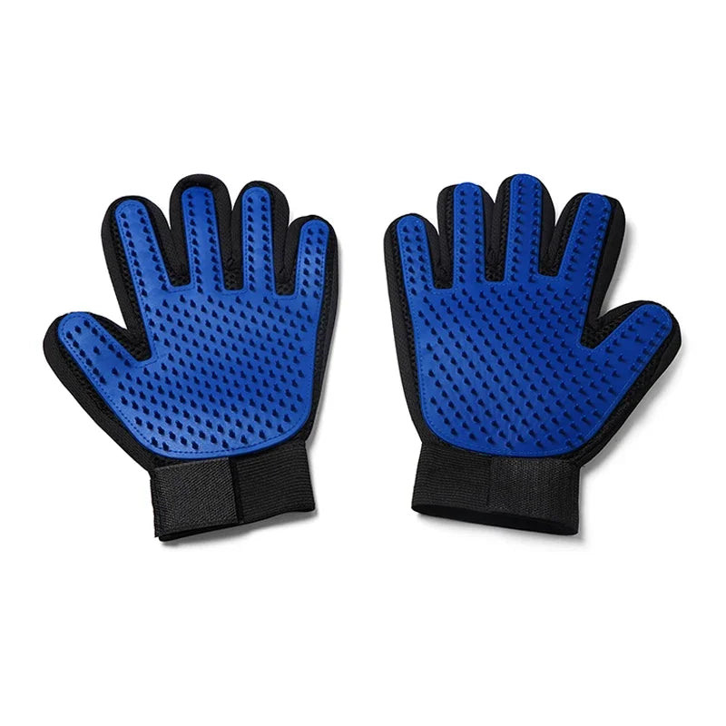 1/10 PCS Pet Silicone Grooming Gloves Effective Hair Remover Comb for Cats Dogs Bath Cleaning and Daily Shedding Control At Home