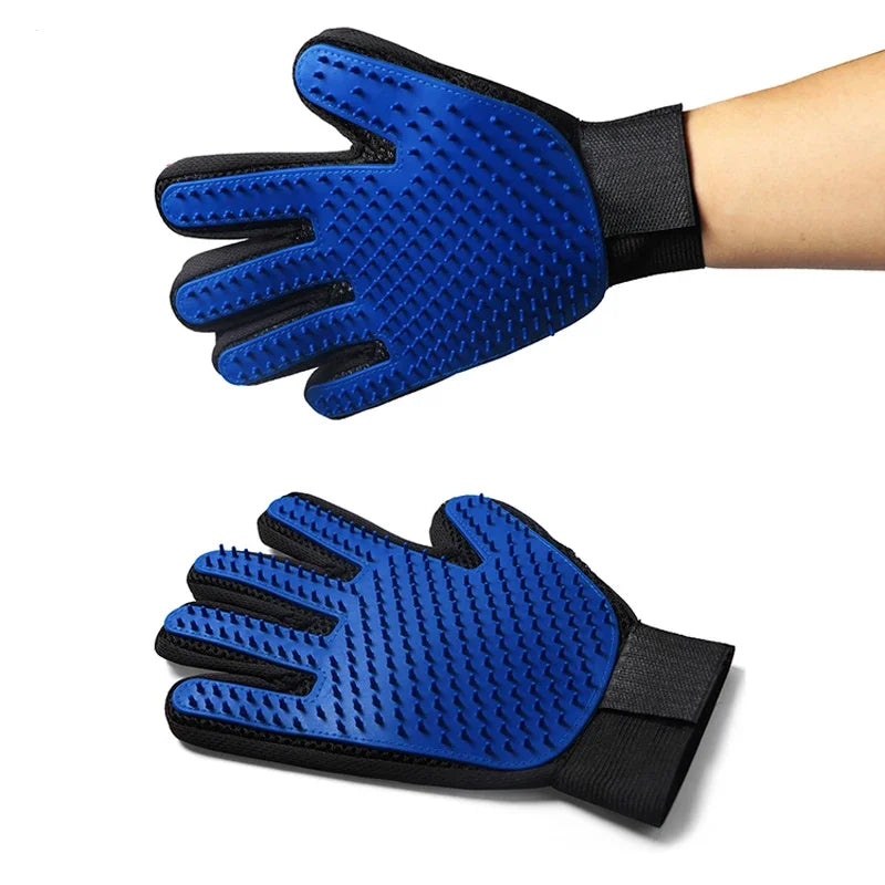 1/10 PCS Pet Silicone Grooming Gloves Effective Hair Remover Comb for Cats Dogs Bath Cleaning and Daily Shedding Control At Home