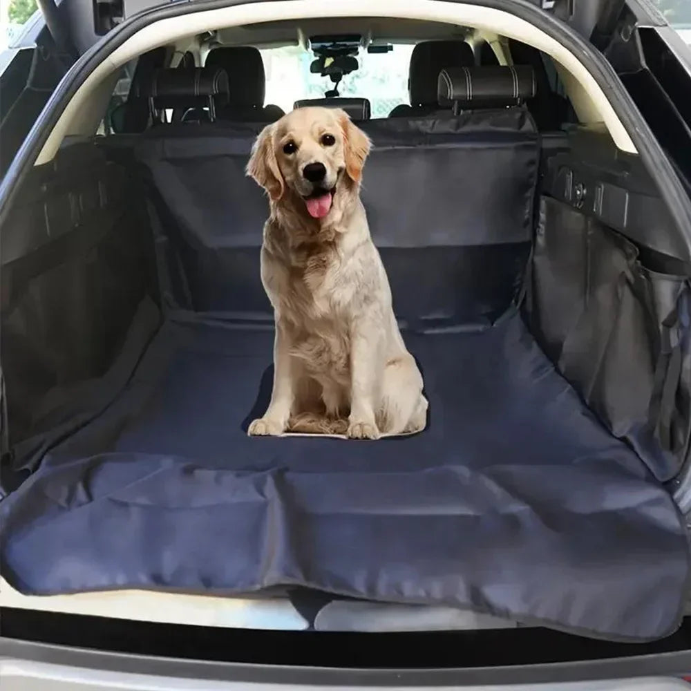 Universal Waterproof Polyester Fiber Cargo Mat Portable Dustproof Luggage Liner Pet Mat for Car SUV Trunk Protection