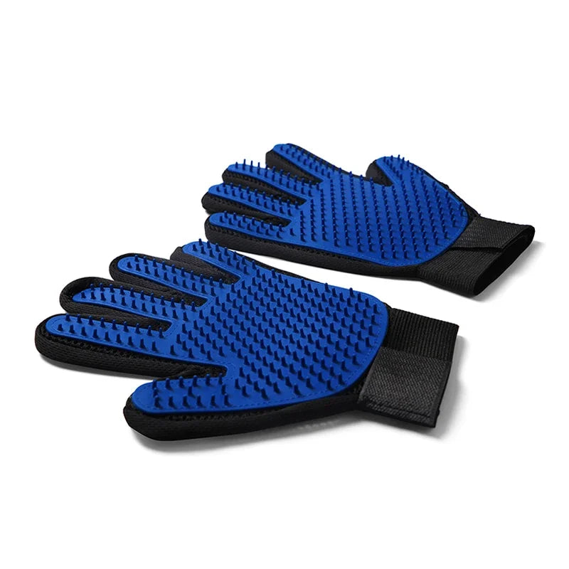 1/10 PCS Pet Silicone Grooming Gloves Effective Hair Remover Comb for Cats Dogs Bath Cleaning and Daily Shedding Control At Home