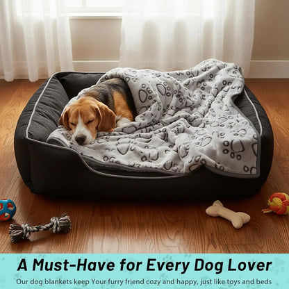 Premium Soft Dog Blanket Washable Cat Blanket for Indoor Cats Large Medium Small Dog Puppy Essentials