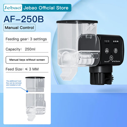 Jebao Jecod New Aquarium Fish Tank Feeder Intelligent Automatic Feeder Digital Timing Fish Tank Accessories Fish Feeding