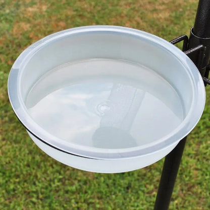 1pcs Bird Feeding Dish Tray Platform Feeder Bird Water Bowl Hanging Bird Bath Outdoor Outside Patio Parrot Tree Garden Courtyard