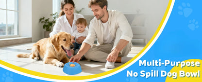 Anti-Choking Slow Feeder Dog Bowl Non-Slip 3/4 Cup - Lick Toy for Liquid Treats Bone Broth Ice Cream Yogurt