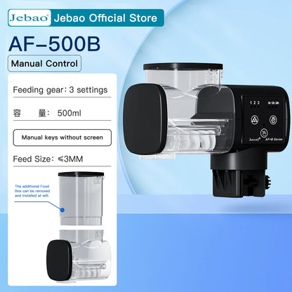 Jebao Jecod New Aquarium Fish Tank Feeder Intelligent Automatic Feeder Digital Timing Fish Tank Accessories Fish Feeding