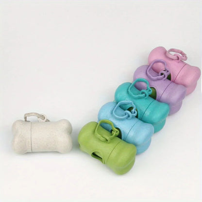 Pet Poop Bags Dispenser Walk-Dog Garbage Bag Box Pet Waste Disposal Holder Dispensers Poop Bags Set Trash Cleaning Supplies